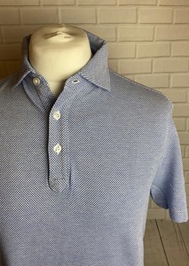Charles Tyrwhitt Polo Shirt Pique Medium Blue Short sleeve | eBay