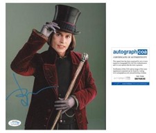 Johnny Depp "Charlie and the Chocolate Factory" AUTOGRAPH Signed 8x10 Photo ACOA