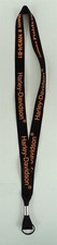 Harley-Davidson Motorcycles Black  Orange Lanyard - New
