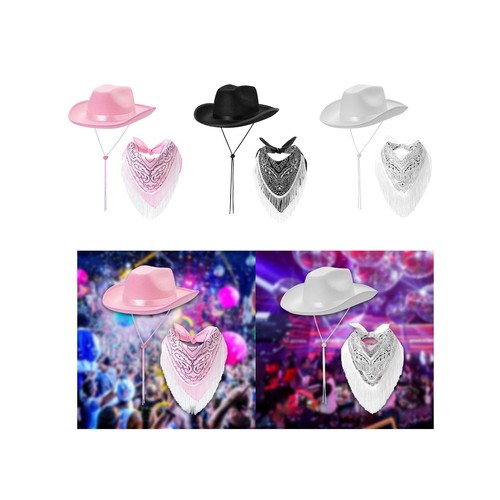 Chapeau De Cowboy / Chapeau Melon Jazz - Décoration Tête De Vache Style Western - Accessoire Déguisement Cadeau Original