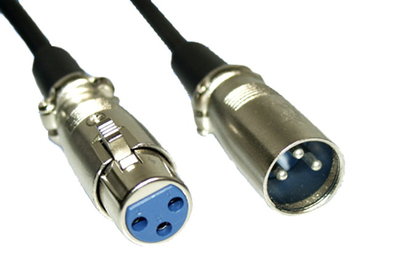 3Ft-50Ft XLR 3 Pin MIC microphone Audio PA Recording Karaoke Connector Cable M/F