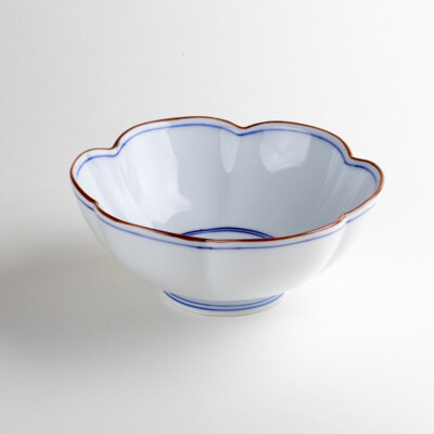 Arita ware Kobachi Japanese small bowl Sarving dish Flower shape Made in Japan