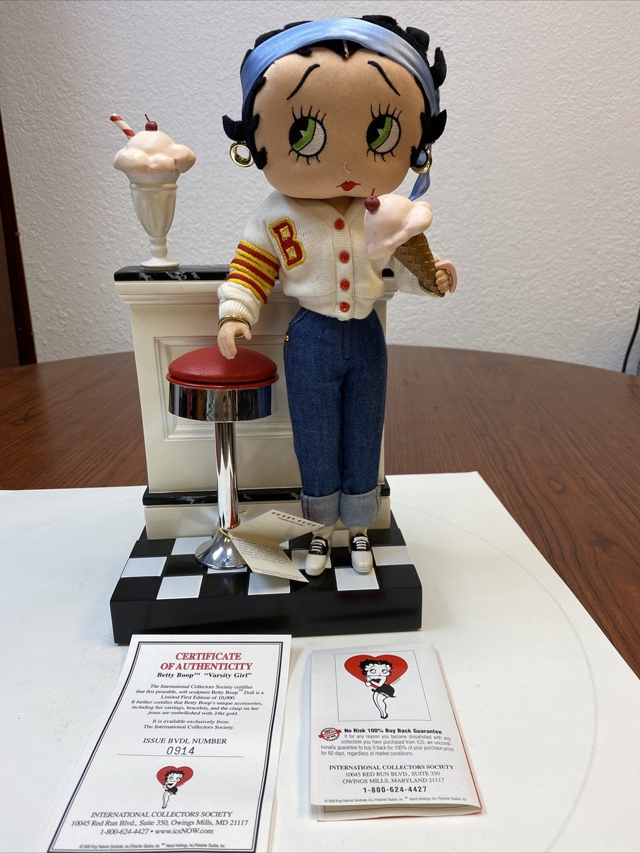 Betty Boop Soft Sculpture 
