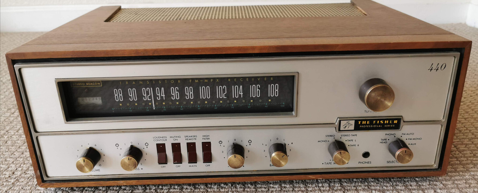 Fisher 440-t vintage audio equipment - eBay listing photo 4
