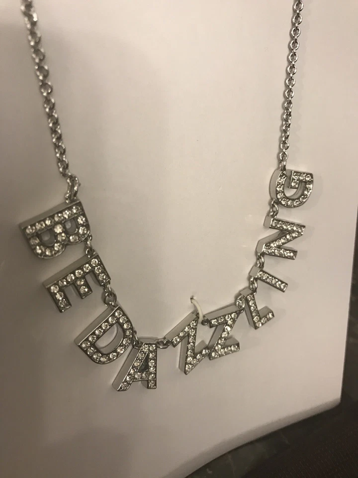 Collar Kate Spade Cristal Distintivo Deslumbra y Delicia SÉ DESLUMBRANTE NUEVO CON ETIQUETAS Foto 3 de 4