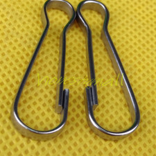 10 Pcs Flag Pole Attachment Stainless Steel Flag Pole Clip Snaps Hook 40mm