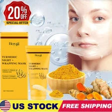 Kojic Acid Turmeric Collagen Night Wrapping Mask, Overnight Mask For Brightening