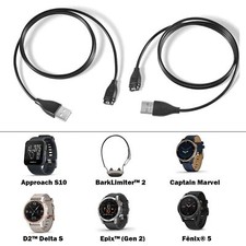 Replacement for Garmin Multiple Watch Devices Charger Cable 010-12491-01 2PCS