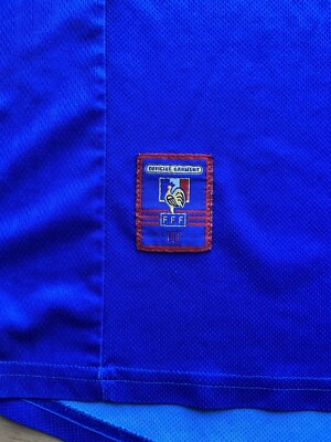 FRANCE 1998 1999 2000 HOME FOOTBALL SHIRT SOCCER JERSEY FRANCE 1998 1999 2000 HOME FOOTBALL SHIRT SOCCER JERSEY