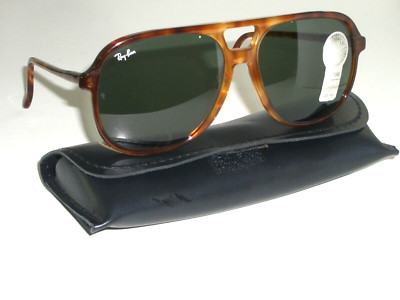 1980's VINTAGE B&L RAY BAN BLOND TORT STYLE B G15 UV TRADITIONALS