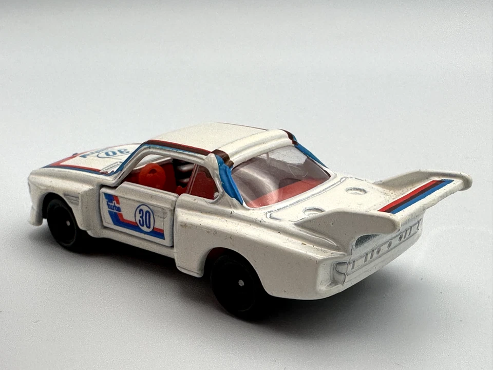TOMICA POCKET CARS #F30 BMW 3.5 CSL, BLANCO, CASTROL, 1:64, EXCELENTE Foto 4 de 4