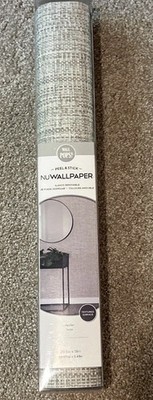 NUWallpaper Peel and Stick New Mayfair Taupe (Gray)