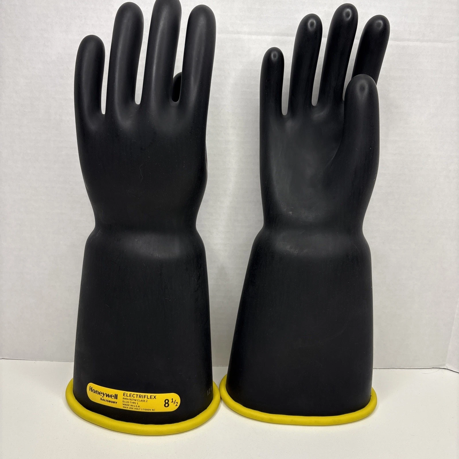 Salisbury 14" ElectriFlex Insulating Rubber Gloves Class 2 NG214BCYB Size 8H