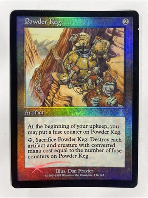 Powder Keg Foil Urzas Destiny MP Moderate Play MTG Magic The Gathering