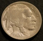 1916 D Buffalo Nickel Semi-Key Date Horn Details Holo-Restored Five 5c Coin D956
