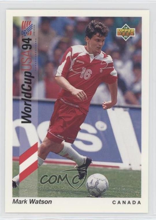 1993 Upper Deck World Cup 94 Preview English/Spanish Mark Watson #60 8d2