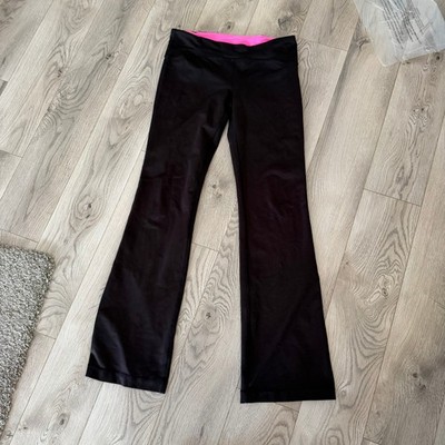 Lilly Pulitzer Luxletics black loose fit pants fits as sz M/L activewear flatter