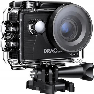 DRAGON TOUCH VISION 3 ACTION 4K UHD Sportkamera GARANTIE W24-BR5453