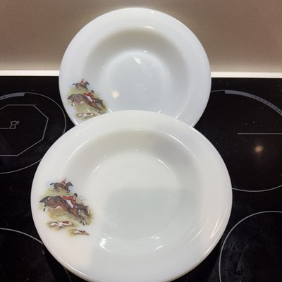 Vintage Pyrex Tally Ho Müslischalen x 4