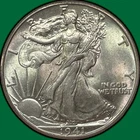 1941 Walking Liberty Half Dollar Brilliant Uncirculated BU Coin #33368