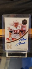2007 Press Pass Adam Carriker Autograph Blue Ink Rookie Card Auto RC. rookie card picture