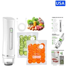 Effortless Food Storage Solution: Portable Vacuum Sealer with 30 Multisized Bags