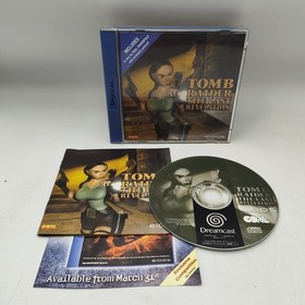 Tomb Raider The Last Revelation Sega Dreamcast w Manual