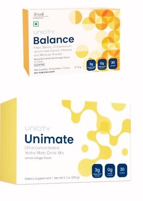 Unicity Balance (60 ct) + Unimate Lemon (30 ct)  bundle Metabolic Health Support