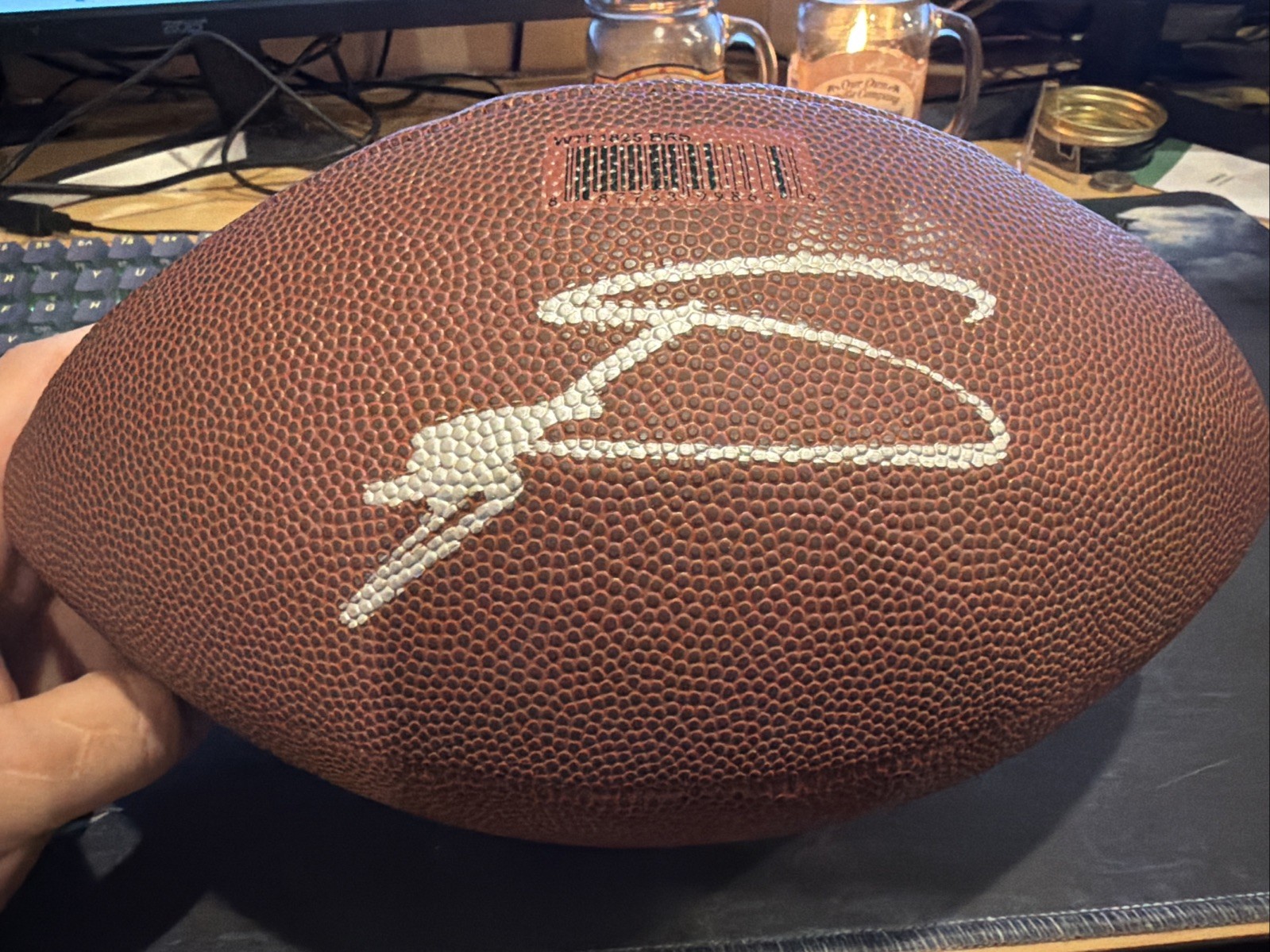 Stefon Diggs Autographed Signed Maryland Terrapins OFFICIAL NFL LEATHER WILSON "THE DUKE" FOOTBALL Beckett 