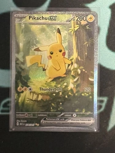 Pikachu Ex SIR 276 Ascended Heroes. VERY CLEAN! PSA 10 CONTENDER