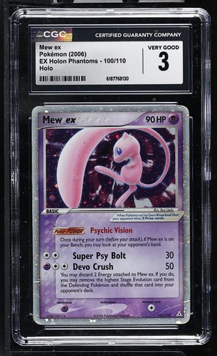 Mew ex graded CGC 3 for sale on eBay