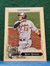 2017 Topps Gypsy Queen Throwback Uniform Variation Manny Machado #154 Orioles