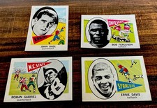 1961 Nu-Card College Football Complete Set (101-180), HIGH GRADE, NM-MT, Rookies
