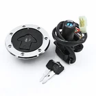 Fit For Kawasaki ZX9R ZX7R Ignition Switch Gas Cap Lock Set ZXR400/750 ZZR400