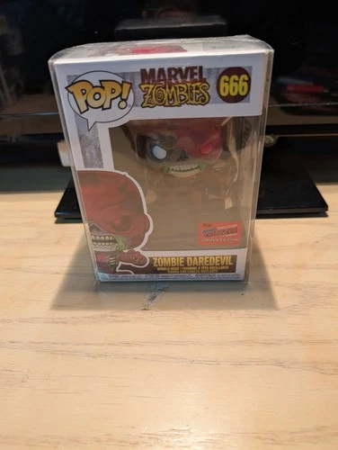 Funko Pop! Marvel Zombie Daredevil #666 NYCC 2020 CON STICKER Exclusive