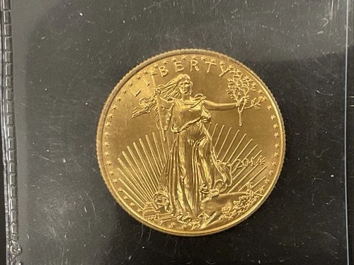 2014 Walking Liberty $25 Gold Coin 1/2 Ounce Fine Gold Eagle