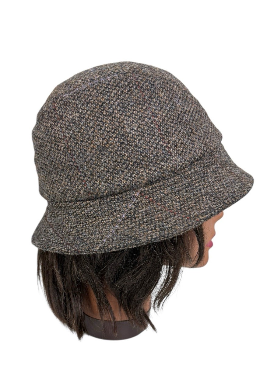 Hanna Hats Vintage Tweed Bucket Lined Donegal Ireland 100  display picture 1