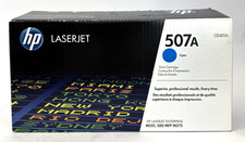 HP CE401A 507A Original LaserJet Toner Cartridge, Cyan, Single Pack - open box