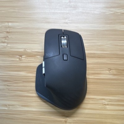 Logitech MX Master 3 Wireless Ergonomic Optical Mouse Black Programmable Buttons