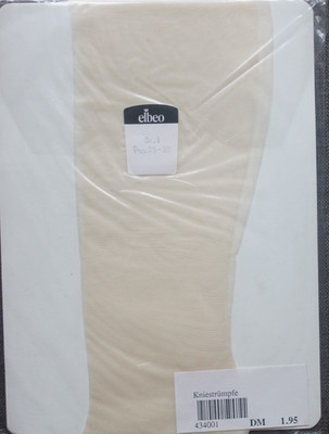 ELBEO Knie Strümpfe Gr.  35-38 Beige Neu OVP