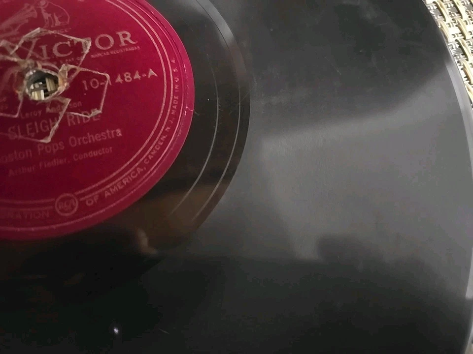 RCA Victor Record 10-1484 ~ 1949 Leroy Anderson Sleigh Ride Serenata (V) TESTED Foto 2 de 4