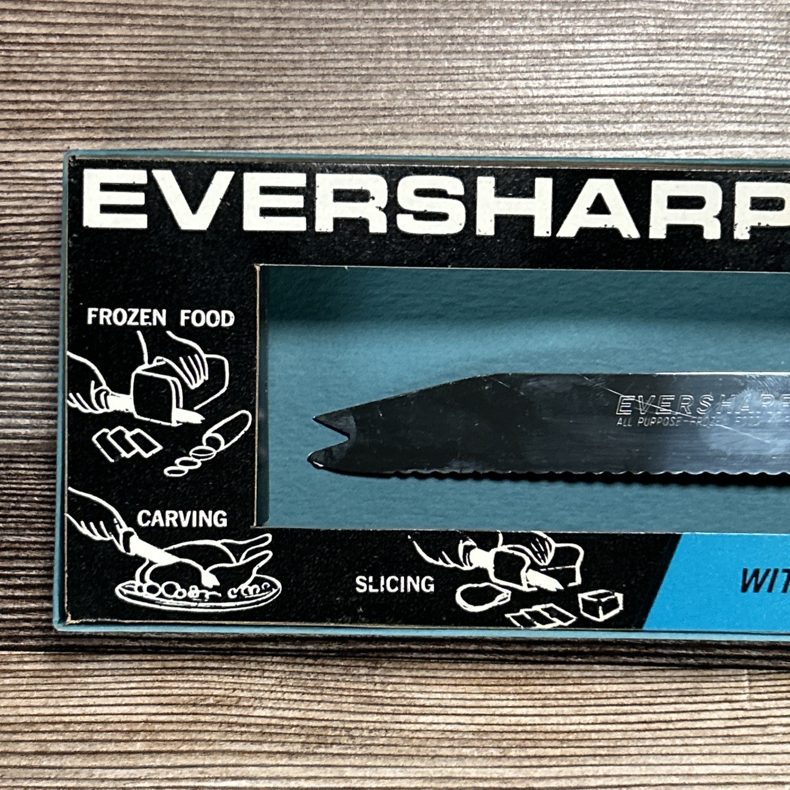 Vintage Eversharp Frozen Food Knife Sheffield England Stainless Steel Blade 50's