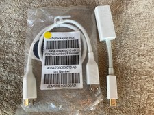 Apple A1463 Thunderbolt 2 to FireWire 800 Adapter New FW800 to FW800 Cable.