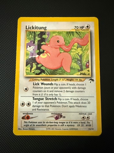 Lickitung 16/18 Southern Islands Pokemon Near Mint