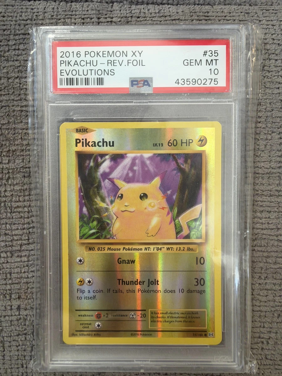 25+ Pikachu Pokémon TCG Grade 10 Common Individual Collectible