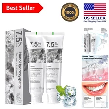 Hydroxyapatite Toothpaste for Sensitive Teeth - 2PCS Fluoride-Free Mint (120g)