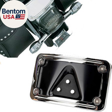 Curved Laydown License Plate Mount With Frame Fit For Harley Davidson License Pl