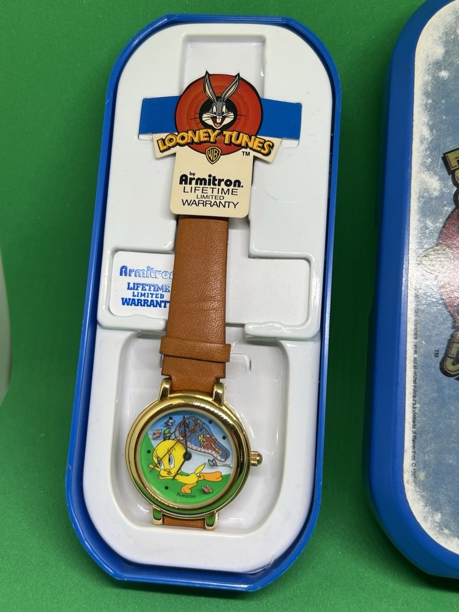 1997 Armitron Wrist Watch Looney Tunes Tweety Bird Needs  display picture 2