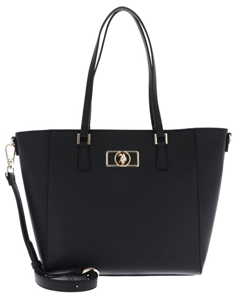 U.S. Polo Assn. Jones Chic Shopping Bag Schultertasche Tasche Black Schwarz Neu-image