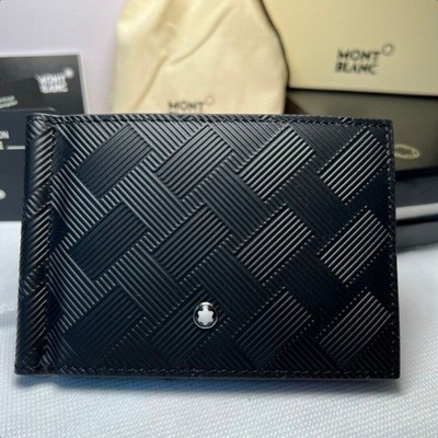 New Mon Black MB Card Pack Real Leather Card Case Bank Card Holder #131765 DE